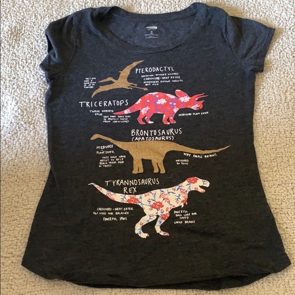 Girls dinosaur shirt